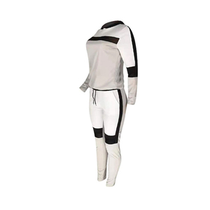 2026 Women Tracksuit Color Patchwork Sweatsuit 2 Pieces Outfits <b>Set</b> Jogger Hooded Suits Hoodies Sweatshirt Long <b>Sweatpants</b> <b>Sets</b> - Product Image 3