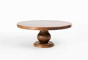 Soporte Redondo para Pastel de Madera Pura de 3 Piezas, Ecológico, de Lavie Creations, con Acabado Pulido, para Celebraciones en el Hogar, Herramientas Premium para Pasteles - Product Image 3