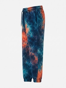 Pantalon de jogging délavé pour homme, grande taille, respirant, en molleton doux, taille élastique, style vintage streetwear, décontracté, idéal pour la détente - Product Image 6