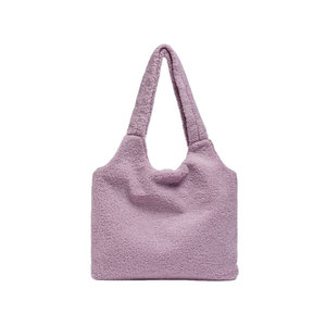 Fleece <b>Bag</b> Premium Quality Soft Tote Spacious Storage Comfortable Shoulder Design Shopping Travel Everyday <b>Bag</b> - Product Image 1