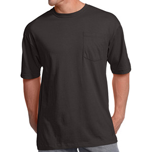<b>Black</b> Custom Men's T-<b>Shirts</b> Short Sleeve O-Neck Cotton Worsted Fabric Front Logo Formal Loose Fit Anti-Pilling Summer Wear <b>Silk</b> - Product Image 1