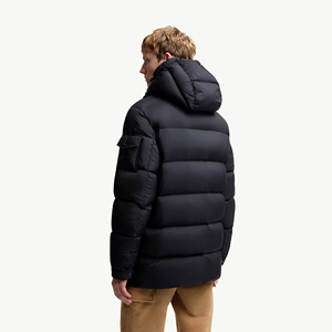 ODM Custom Eco-Friendly Thick Casual Zipper <b>Waterproof</b> <b>Plus</b> <b>Size</b> Hooded Puffer Padded Bubble Coat Men's Oversized Winter <b>Jacket</b> - Product Image 3