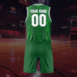 Uniformes de Baloncesto TRENDION APPARELS, Ropa Deportiva de Poliéster Unisex, Camisetas y Pantalones Cortos Personalizados, Fabricante OEM de Marca Privada, Impresión por Sublimación - Product Image 2