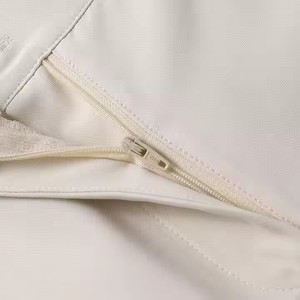 Pantalones casuales de mujer al por mayor, de cintura alta, con cordón, de algodón, holgados, de pierna ancha, pantalones anchos para mujer - Product Image 6