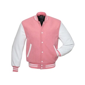 Chaquetas Varsity Personalizadas al por Mayor para Hombre, Transpirables, con Logotipo Bordado, Talla Grande XL, Chaqueta de Béisbol, Chaqueta de Forro Polar - Product Image 1