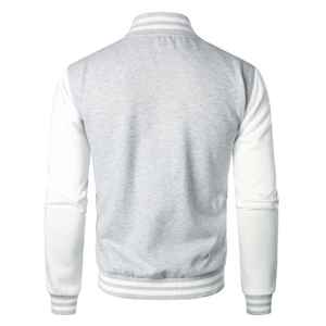 Wholesale Fashion Casual <b>Men</b> Varsity <b>Jackets</b> Baseball Varsity <b>Jacket</b> soft material Cotton Polyester <b>Letter</b> <b>Men</b> Varsity <b>Jackets</b> - Product Image 4