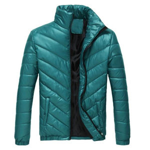 Chaqueta Acolchada Unisex con Logotipo Frontal Personalizado, Impermeable, Cortavientos, de Nailon, con Cierre, Estilo Casual y a la Moda - Product Image 2