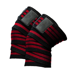 Durable High Elasticity Neoprene Nylon & Spandex Material Made <b>Knee</b> Wraps Custom Made Fitness Gym Wear <b>Knee</b> <b>Support</b> <b>Braces</b> - Product Image 1