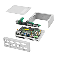 Mini PC CWWK 8265U sin ventilador J6412 2 x RS232/RS485/RS422 COM 2 x Gigabit LAN GPIO 4USB3.2 Riel DIN i3 i5 i7 Ordenador Industrial