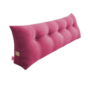 Almohada Triangular Extra Grande de 180 cm, Color Rosa, para Cama, Respaldo, Cabecera, Tatami, Ideal para Lectura y Descanso - Product Image 3