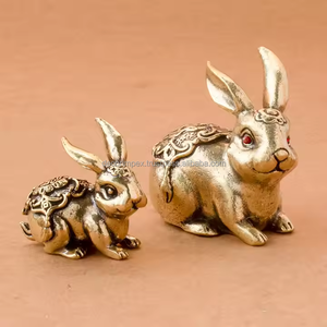 ตุ๊กตากระต่ายเครื่องประดับตั้งโต๊ะขนาดเล็กสำหรับตกแต่งบ้านห้องนั่งเล่นของขวัญสำหรับสัตว์เลี้ยงชาการศึกษาขายส่งโดย impex - Product Image 2