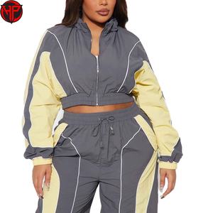 Conjuntos Deportivos para Mujer, Chaqueta Cortavientos con Cremallera, Conjunto de Pantalones y Chaqueta Cortavientos Personalizados, Últimos Conjuntos de Chaquetas Cortavientos para Mujer - Product Image 5