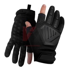 Gants de paintball à doigts entiers, tactiques, absorbant les chocs, protection des articulations, dos en maille respirante, paume antidérapante, poignet réglable - Product Image 1