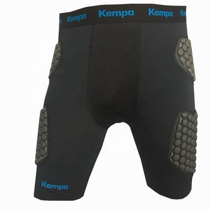 Protección para la parte inferior del cuerpo en fútbol, pantalones cortos anti-impacto para fútbol, pantalones de soporte muscular para fútbol, ropa de compresión para fútbol, venta al por mayor. - Product Image 3