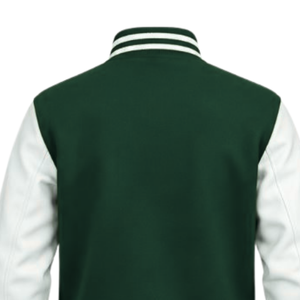 Chaqueta Bomber Deportiva para Hombre, Estilo Universitario Clásico, Chaqueta de Béisbol con Cierre de Botones a Presión y Cuello Acanalado - Product Image 4