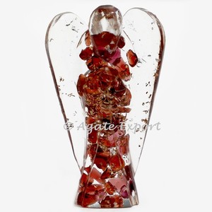 Sélénite Orgone Anges Pierre Semi-Précieuse Artisanat - Product Image 2