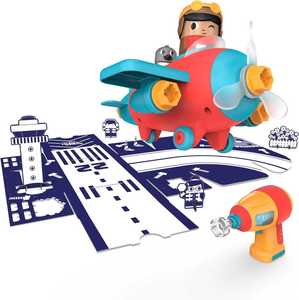 Jouet éducatif Bolt Buddies Plane en plastique, vente en gros, design multicolore, emballage convivial, jouets fabriqués au Vietnam - Product Image 3