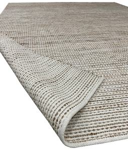 Proveedor indio, venta al por mayor, 100% yute, hecho a mano, alfombra Dhurry, estilo liso, respaldo de algodón, tejido plano para uso doméstico - Product Image 1