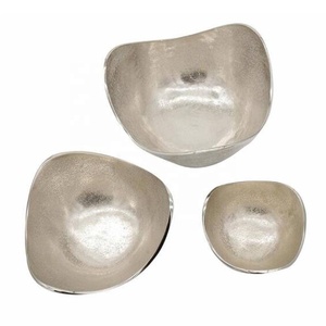 Tazón para Servir Chocolate en Forma de Corazón, Diseño Moderno, Plateado, de Aluminio Pulido, de Lujo, para Invitados, Pequeños Aperitivos, Fiestas, Hogar, Hotel - Product Image 6