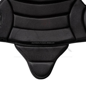 Protège-poitrine de baseball noir uni pour jeunes et adultes, léger, respirant, résistant aux chocs, rembourrage flexible - Product Image 4