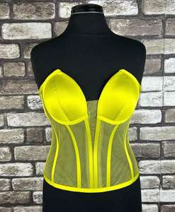 Vintage Women's Overbust Corset Tops Sexy Shapewear Breathable Eco-Friendly Leather for Plus Sizes <b>Tummy</b> <b>Control</b> Medium <b>Control</b> - Product Image 4