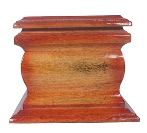 Urna de madera funeraria para cenizas humanas, urna de madera hecha a mano - Product Image 3
