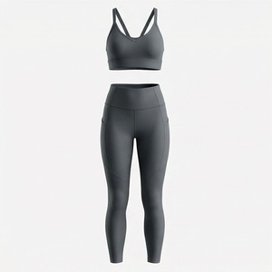 Conjunto de Yoga sin Costuras de Secado Rápido para Mujer, Sujetador Deportivo Reversible, Leggings Transpirables, Ropa Deportiva, Color Personalizado - Product Image 1