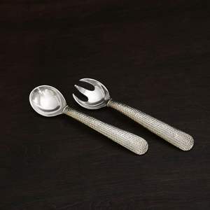 Ustensiles de service pour salade en acier inoxydable durable de qualité alimentaire pour un service sain et une utilisation à long terme - Product Image 5