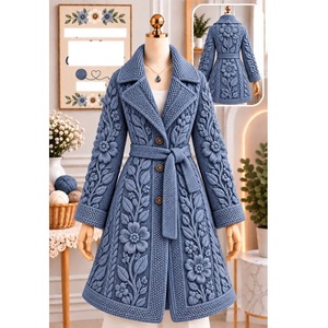 Pulls 100% acrylique ou coton, calibre 12, pour femmes, très tendance, style décontracté, pour la saison hivernale, fournisseur du Bangladesh. - Product Image 6