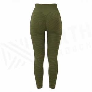 Leggings de yoga à taille haute et longueur intégrale NA, imprimé animal, spandex, polyester, extensible dans quatre directions, vêtements de sport pour femmes - Product Image 2