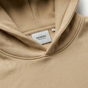 Sweat-shirt à capuche épais et surdimensionné en molleton 350 GSM, style streetwear, personnalisable, vente en gros, vêtements haut de gamme, OEM - Product Image 4