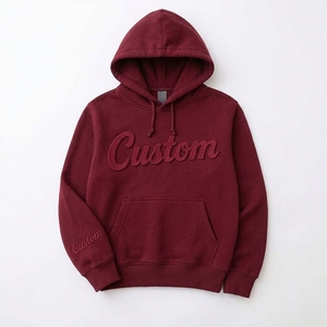 Sweat à capuche personnalisé pour homme, 500 GSM, 100% coton molletonné, coupe classique, streetwear, pull-over, printemps, éco-responsable - Product Image 6