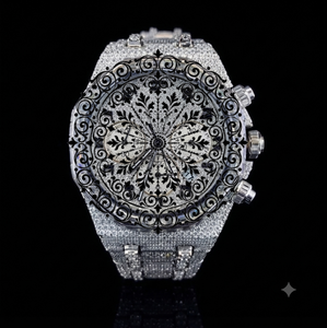 AMBER JEWELS นาฬิกาควอทซ์สุดหรูสำหรับทุกเพศ 40 มม. ตัวเรือนสีทอง คริสตัลแซฟไฟร์ หน้าปัดแบบโปร่งใส อะนาล็อกโครโนกราฟ รุ่นวินเทจ ฉบับจำกัด - Product Image 2