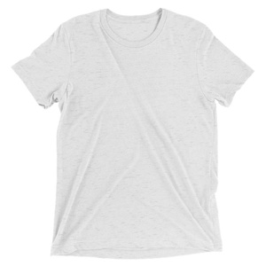 Branded T-Shirt for Men 50% <b>Polyester</b> 25% Cotton 25% T Shirts Plain Solid Color Custom Logo Tri Blend <b>TShirt</b> Wholesale - Product Image 2