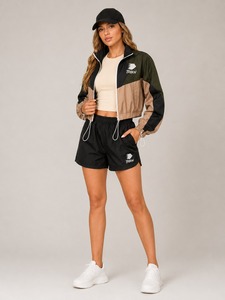 <b>Women</b> <b>Windbreaker</b> Short Set Combining Modern Fashion Lightweight Feel And Premium Athletic Performance Lightweight Fabric - Product Image 4