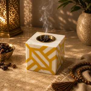Best Selling Eco-Friendly Indian Incense Bone Inlay Aromatic Bakhoor Coriander Eid Kuwait Special MOP Incense from india - Product Image 5