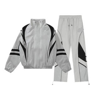 Conjuntos Deportivos Cortavientos de Invierno, 100% Algodón Transpirable, Tallas Grandes, Dos Piezas, para Hombre y Mujer - Product Image 1