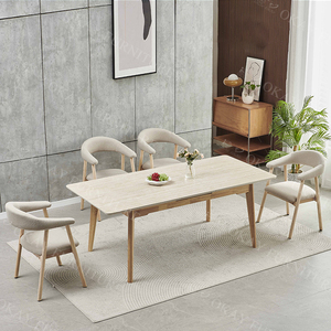 Vente en gros de tables design modernes en bois blanc <span class=keywords><strong>meubles</strong></span> de salon avec table à manger multifonctionnelle - Product Image 4