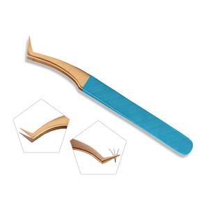 1pcs Pince à cils en acier inoxydable antistatique de haute précision, sans effort, sans fatigue, avec pointe pointue. - Product Image 1