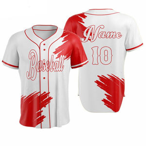 Camiseta de Béisbol Personalizada 100% Poliéster, Sublimada, al por Mayor, Camisetas de Béisbol y Softbol Lisas - Product Image 1