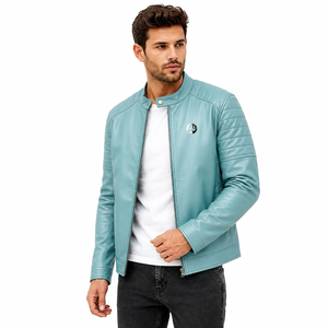 Veste en cuir pour homme tendance, au toucher doux, style moderne, qualité durable et coupe confortable pour un usage quotidien décontracté. - Product Image 1