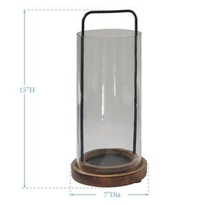 Handcrafted Mango Wood <b>Lantern</b> - Unique Decorative Piece Wholesale - Product Image 5