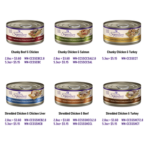 Nourriture humide Wellness Core Signature Selects (sans céréales) pour chats WN-CCSSSHCT - Product Image 1