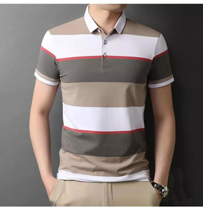 Chemise de sport pour homme personnalisée, logo imprimé de haute qualité, anti-plis, noir et blanc, 100% coton. - Product Image 4
