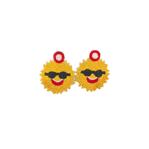 Pendientes de cuentas de coral hechos a mano, estilo vacacional, pendientes de playa de verano, pendientes de cuentas a la moda para chicas. - Product Image 5