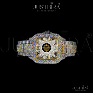 Reloj de Diamantes Moissanite de Alta Calidad para Unisex, Reloj de Pulsera Elegante y Duradero a un Precio Competitivo - Product Image 1