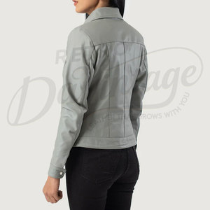 Trendy Queen Womens <b>Leather</b> <b>Jacket</b>, Oversized Going Out & Everyday Statement Piece Bomber <b>Jacket</b> Moto OEM Wholesale Custom Made - Product Image 5