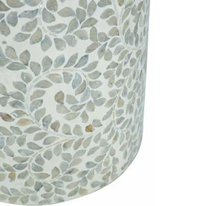 Exquisite Shell Inlay End <b>Table</b> <b>For</b> Luxury Interiors Artisan-Crafted MOP Side <b>Table</b>, Wholesale Furniture <b>for</b> Boutique Shops - Product Image 3