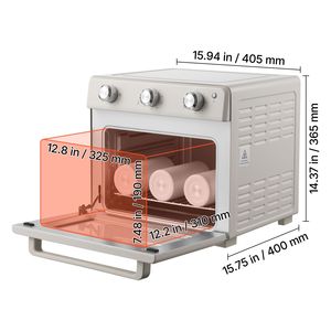 Forno per Sublimazione da 26 Qt, Design da Banco, Girevole a 360 Gradi per Tumbler da 40oz, 1 Pistola Termica, 50 Pellicole Termoretraibili, 1 Nastro Adesivo, 2 Accessori - Product Image 2