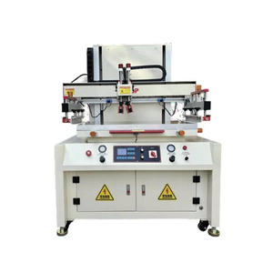 Máquina de serigrafía automática de superficie plana, pantalla táctil PLC inteligente de 500x800mm, nueva condición, aplicaciones de superficie Premium, 2 unidades - Product Image 1